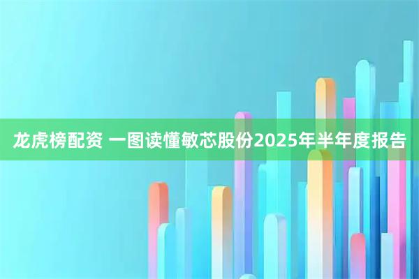 龙虎榜配资 一图读懂敏芯股份2025年半年度报告