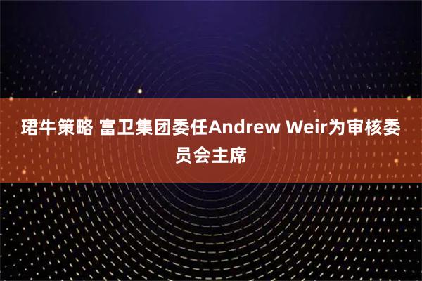 珺牛策略 富卫集团委任Andrew Weir为审核委员会主席