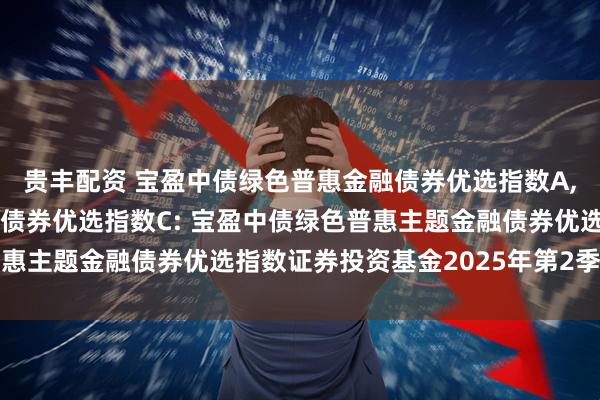 贵丰配资 宝盈中债绿色普惠金融债券优选指数A,宝盈中债绿色普惠金融债券优选指数C: 宝盈中债绿色普惠主题金融债券优选指数证券投资基金2025年第2季度报告